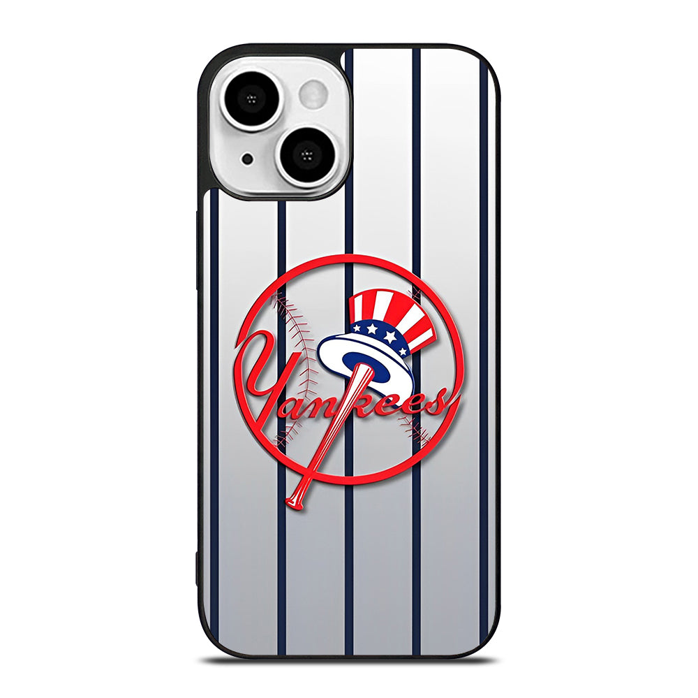 NEW YORK YANKEES STRIPE LOGO iPhone 13 Mini Case Cover