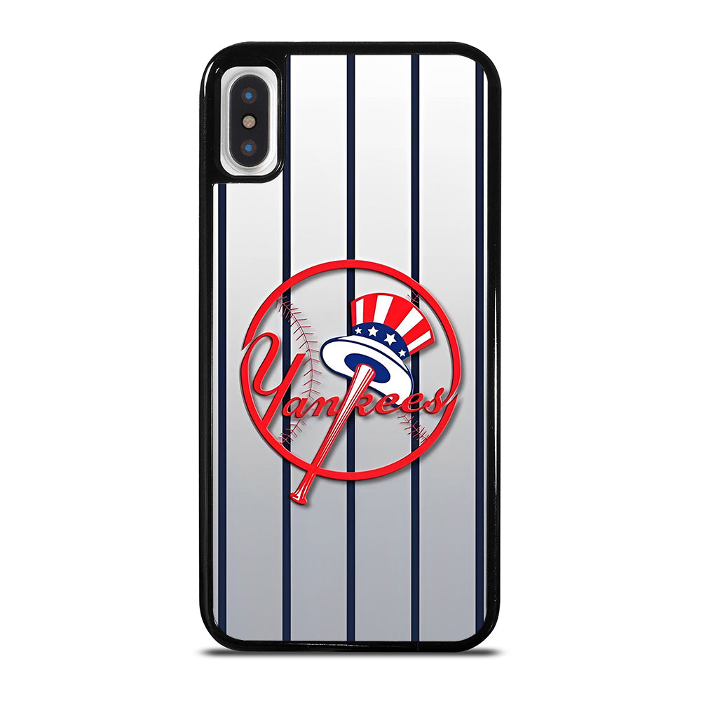 NEW YORK YANKEES STRIPE LOGO iPhone X / XS Case Cover