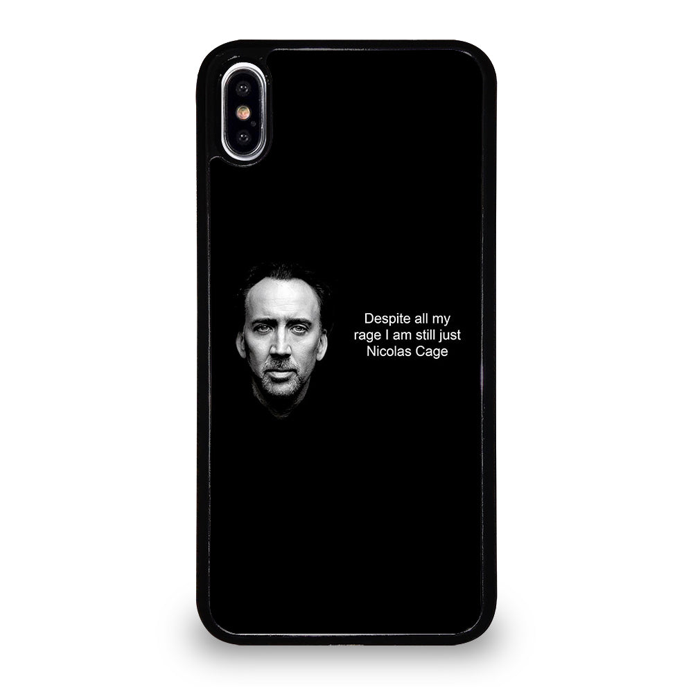 NICOLAS CAGE QUOTE 2 iPhone XS Max Case Cover