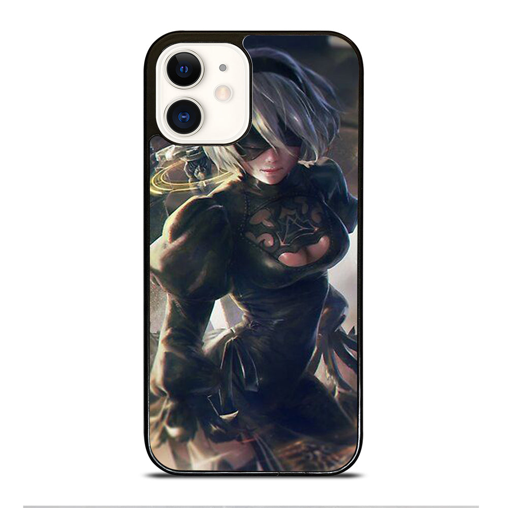NIER AUTOMATA 2B ART iPhone 12 Case Cover