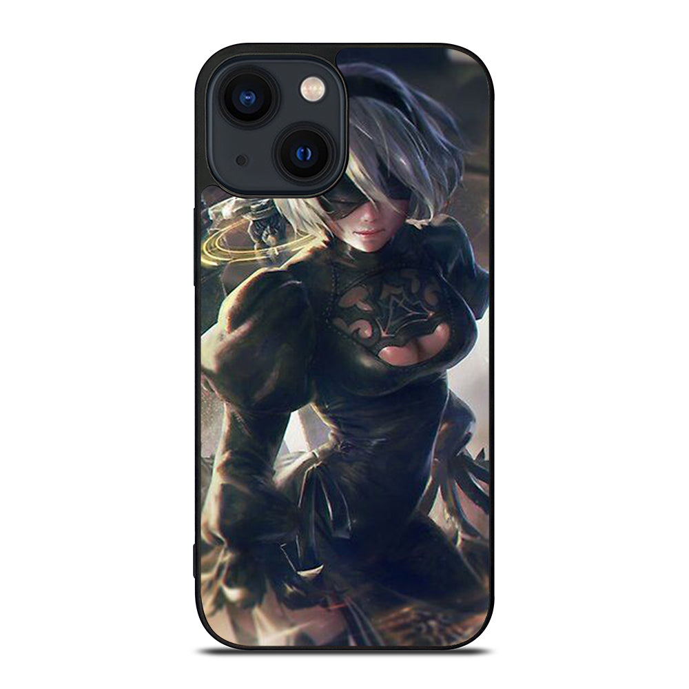 NIER AUTOMATA 2B ART iPhone 14 Plus Case Cover