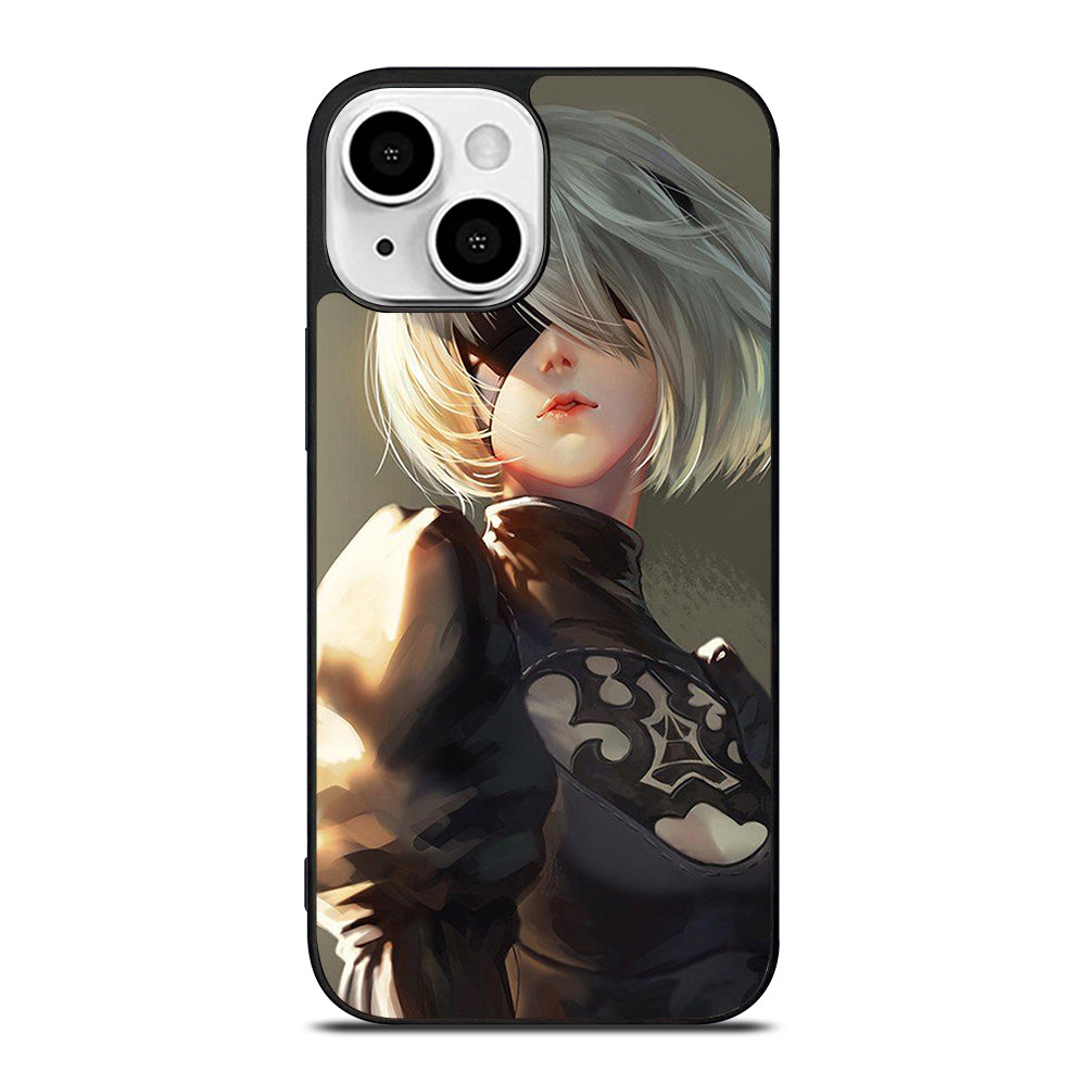 NIER AUTOMATA 2B FACE ANIME iPhone 13 Mini Case Cover
