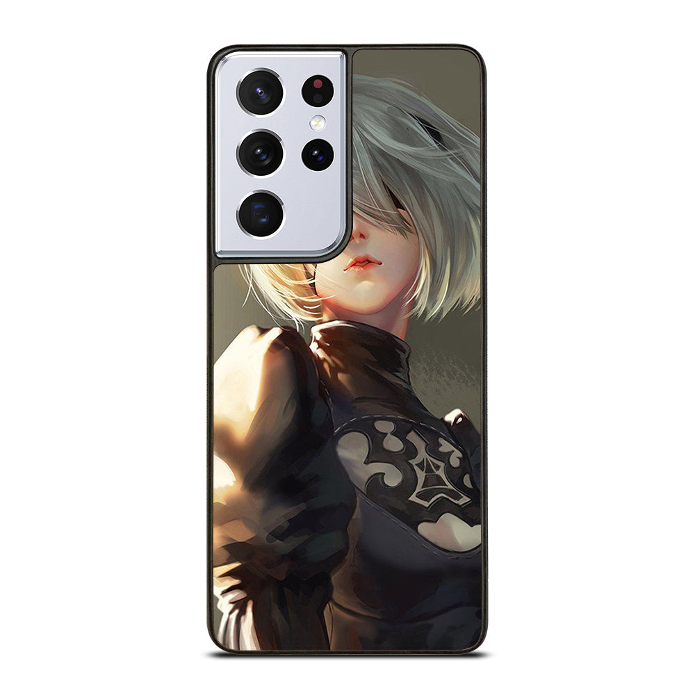 NIER AUTOMATA 2B FACE ANIME Samsung Galaxy S21 Ultra Case Cover