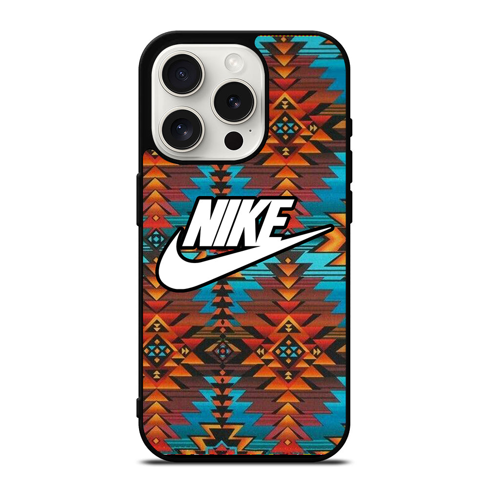NIKE AZTEC LOGO 5 iPhone 15 Pro Case Cover