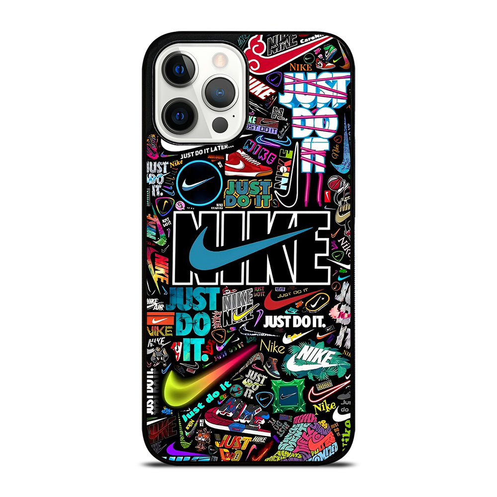 NIKE LOGO PATTERN iPhone 12 Pro Max Case Cover