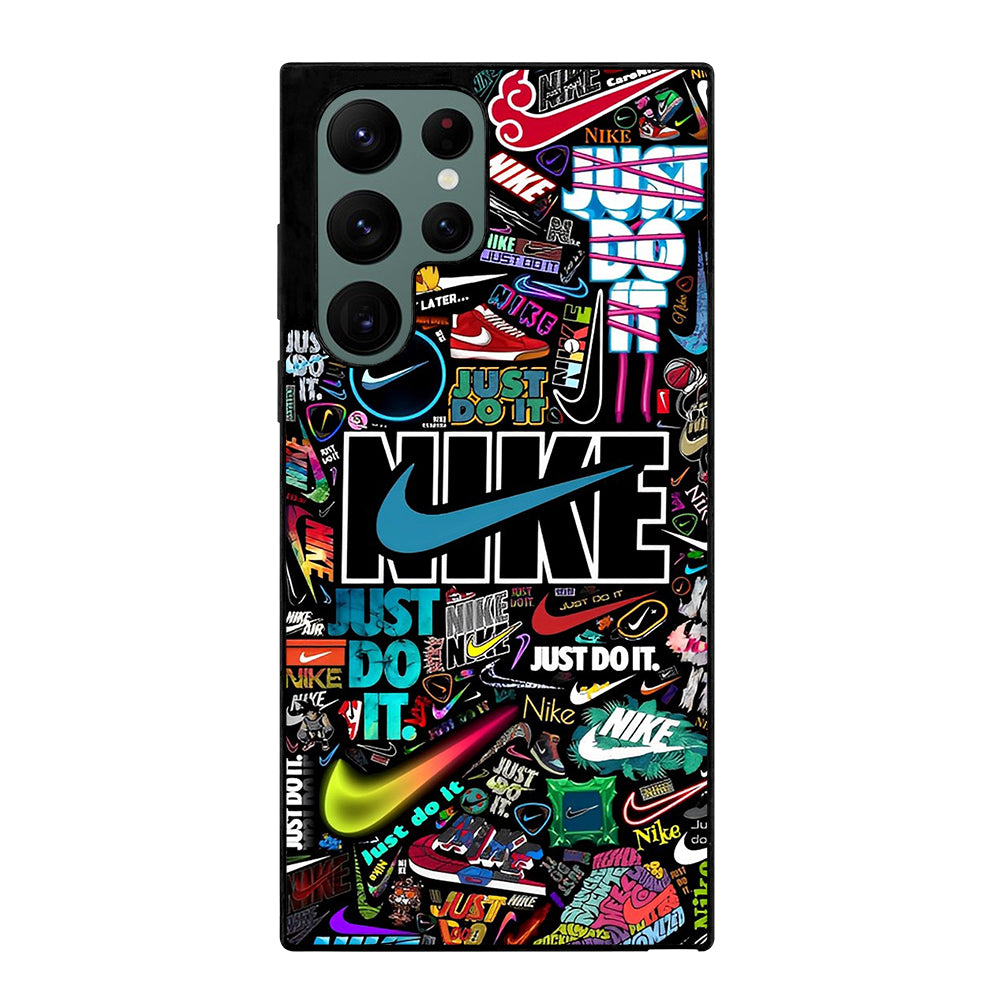 NIKE LOGO PATTERN Samsung Galaxy S22 Ultra Case Cover