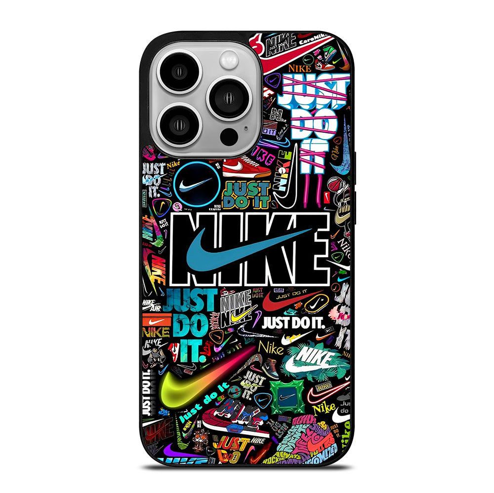 NIKE LOGO PATTERN iPhone 14 Pro Case Cover