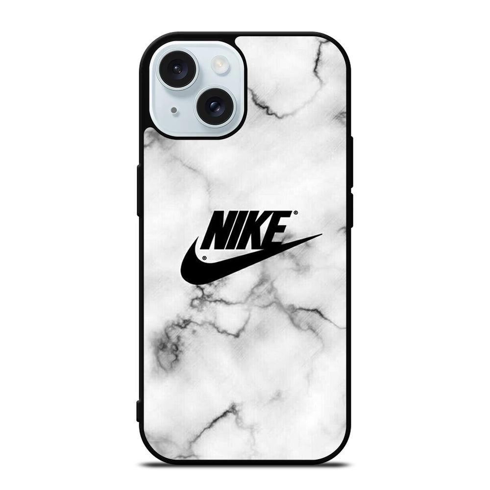 NIKE MARBLE LOGO iPhone 15 Case Cover