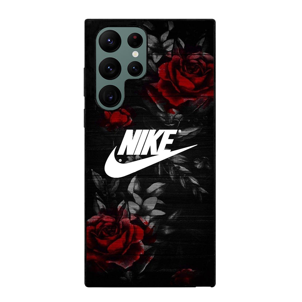 NIKE ROSE FLOWER LOGO Samsung Galaxy S22 Ultra Case Cover