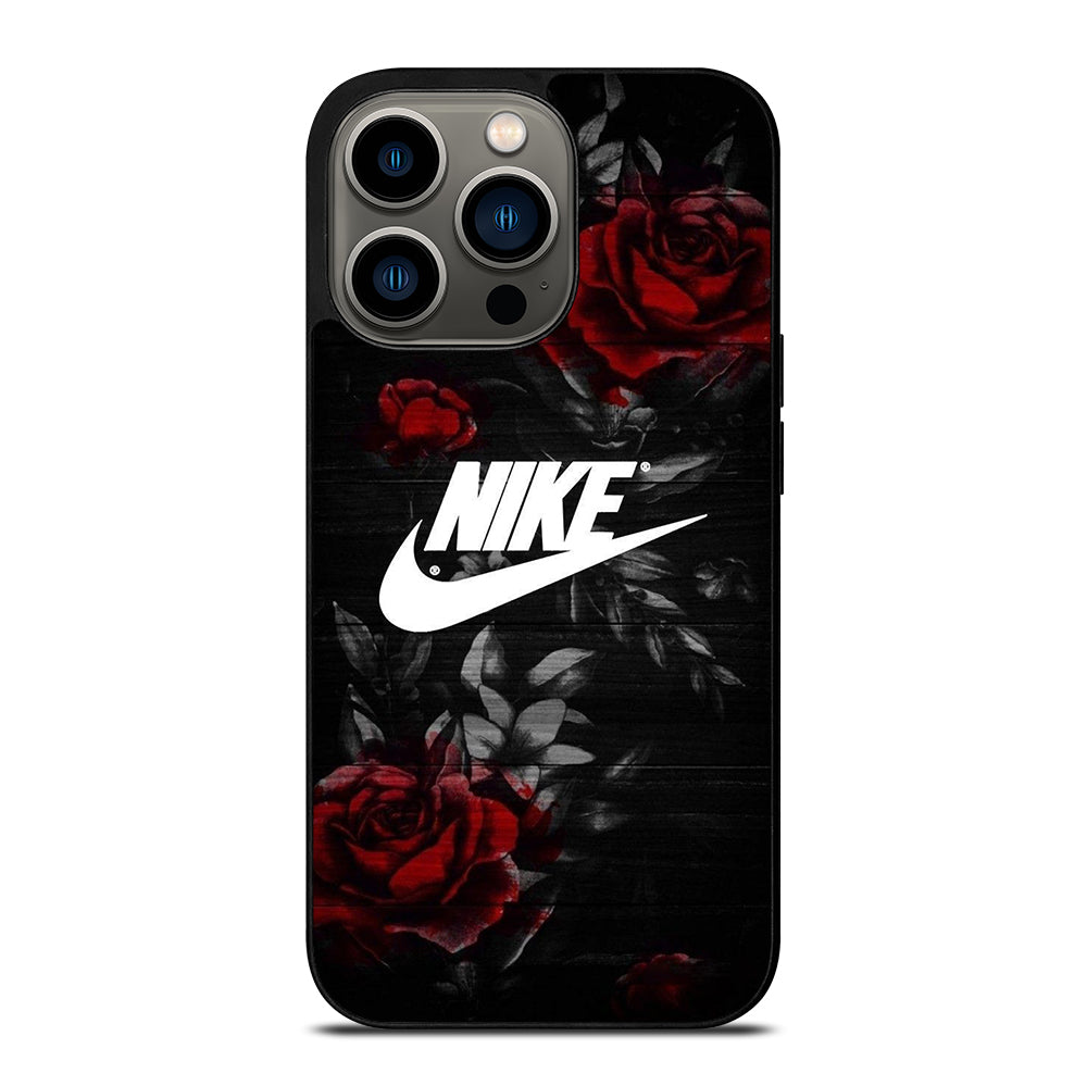 NIKE ROSE FLOWER LOGO iPhone 13 Pro Case Cover