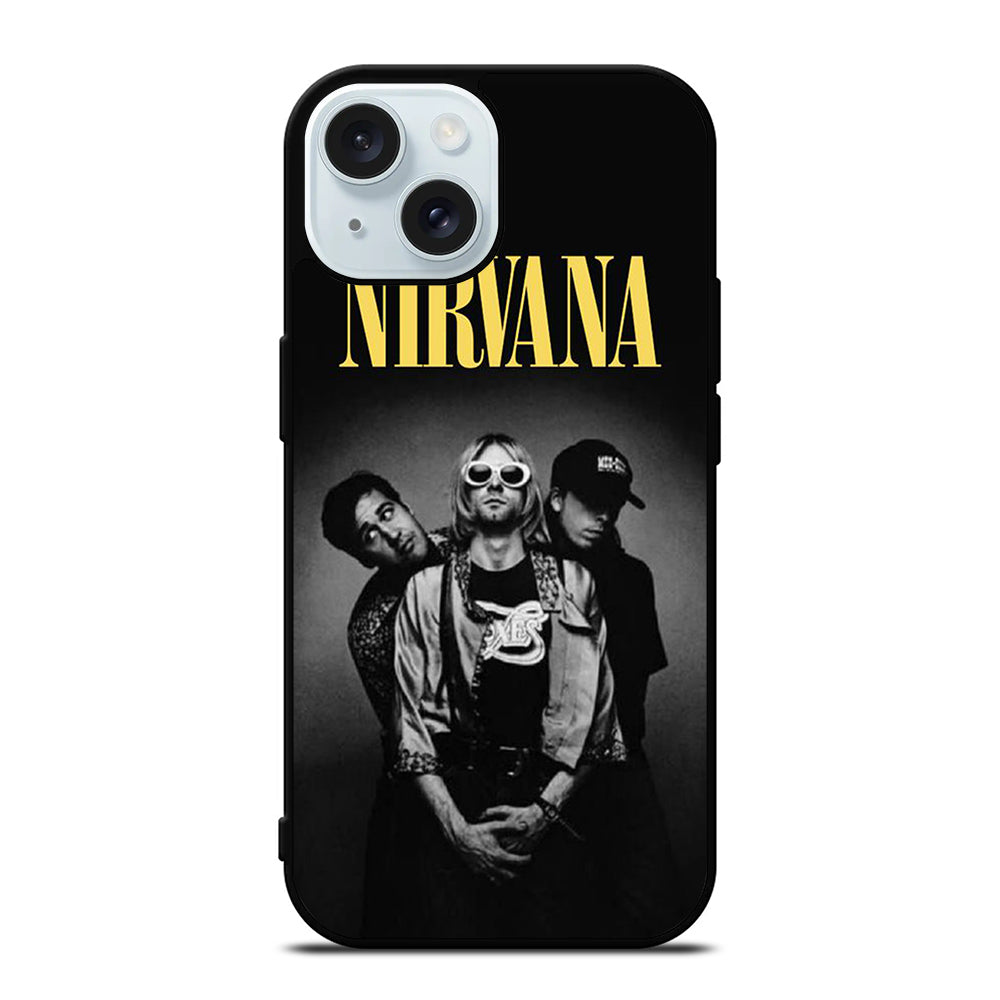 NIRVANA ROCK BAND POSTER iPhone 15 Case Cover