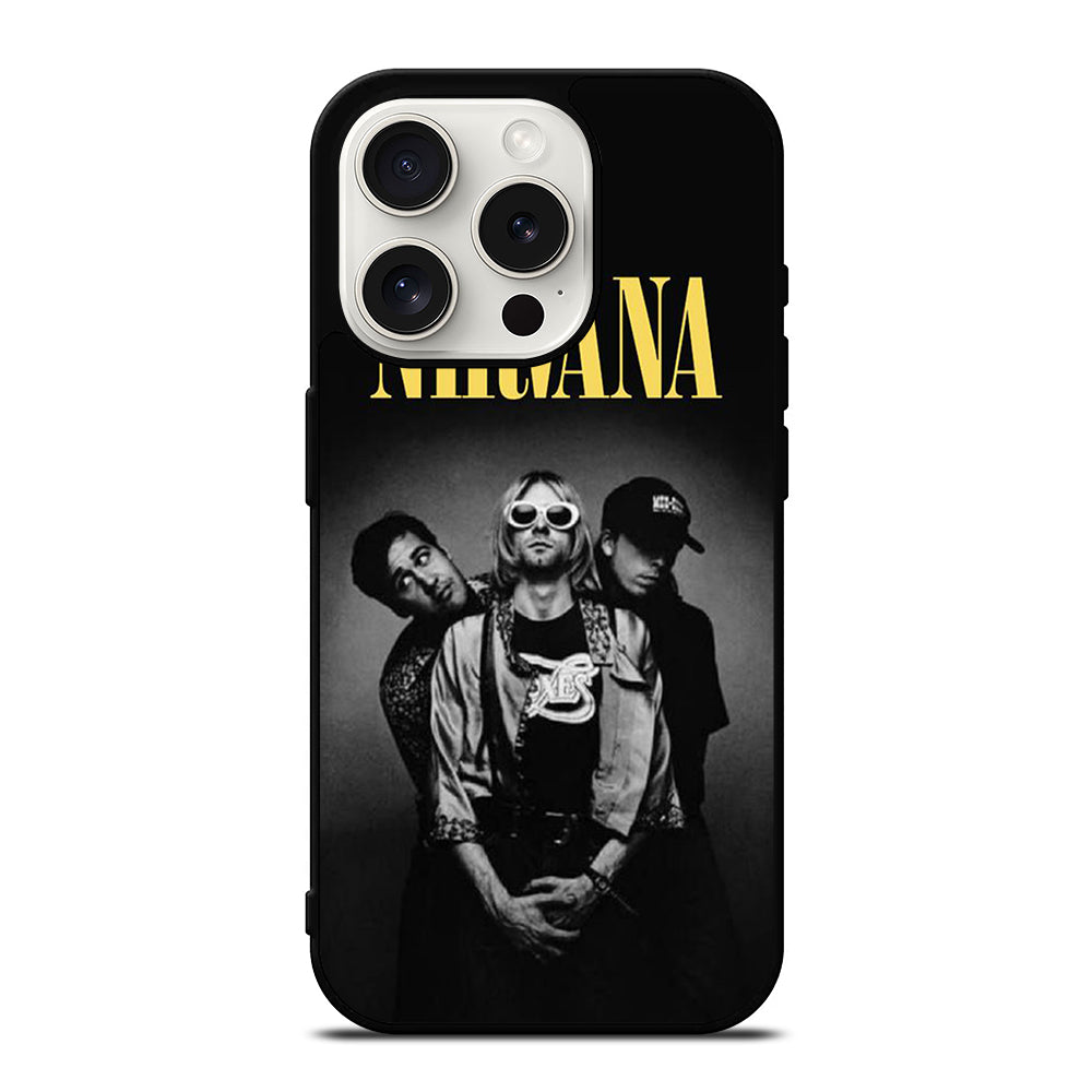 NIRVANA ROCK BAND POSTER iPhone 15 Pro Case Cover