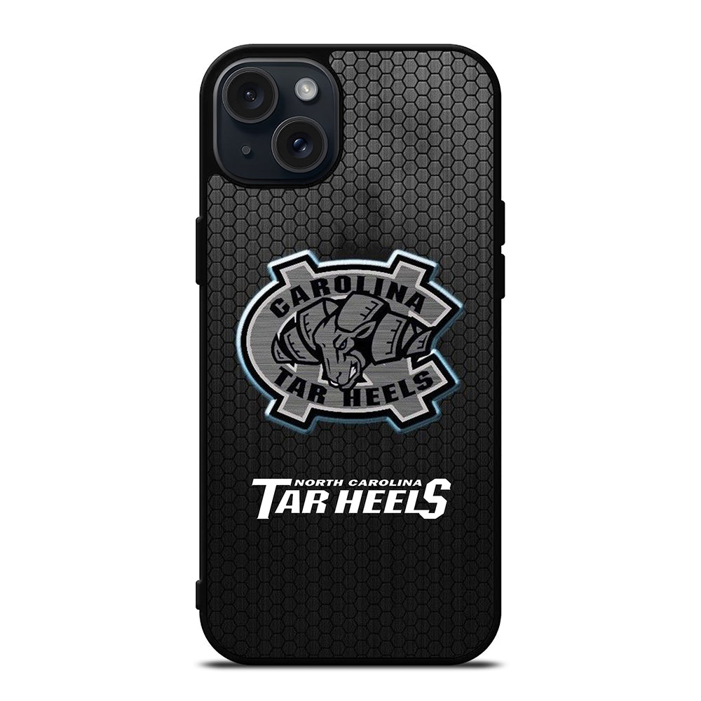 NORTH CAROLINA TAR HEELS METAL SYMBOL iPhone 15 Plus Case Cover