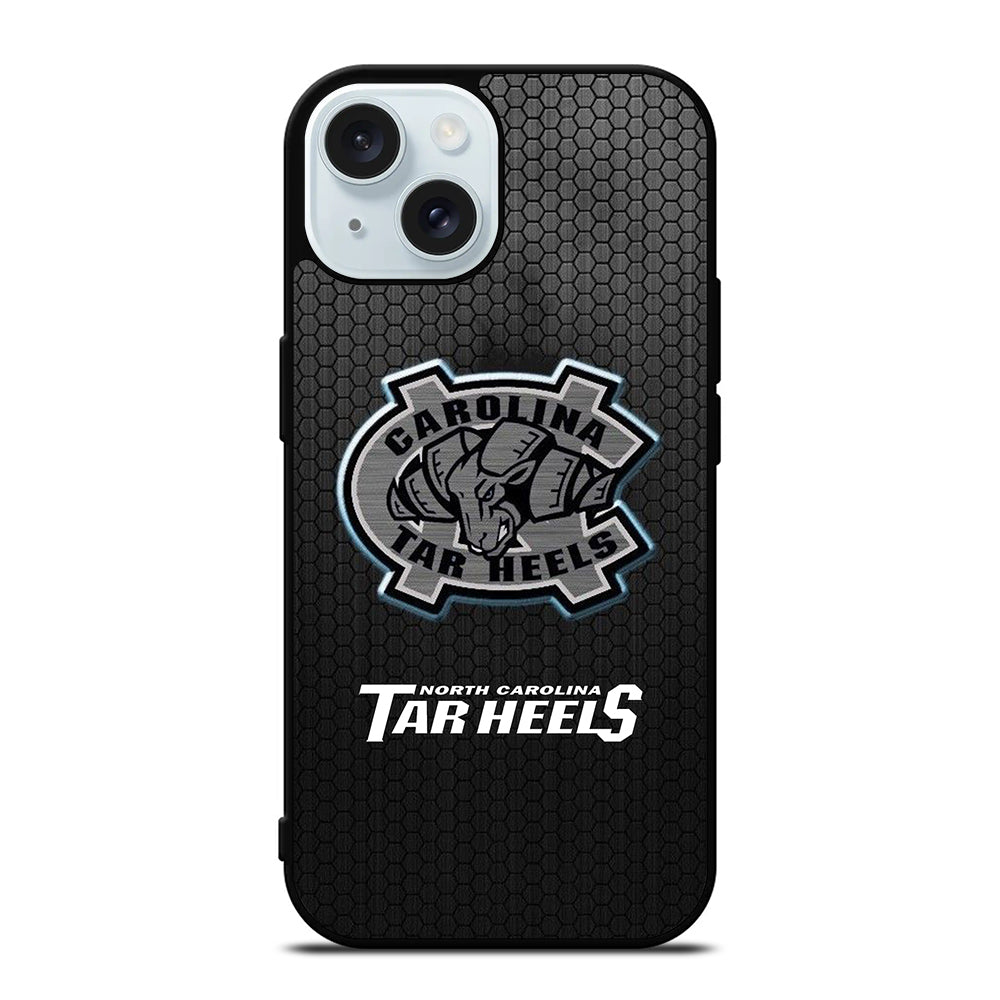 NORTH CAROLINA TAR HEELS METAL SYMBOL iPhone 15 Case Cover