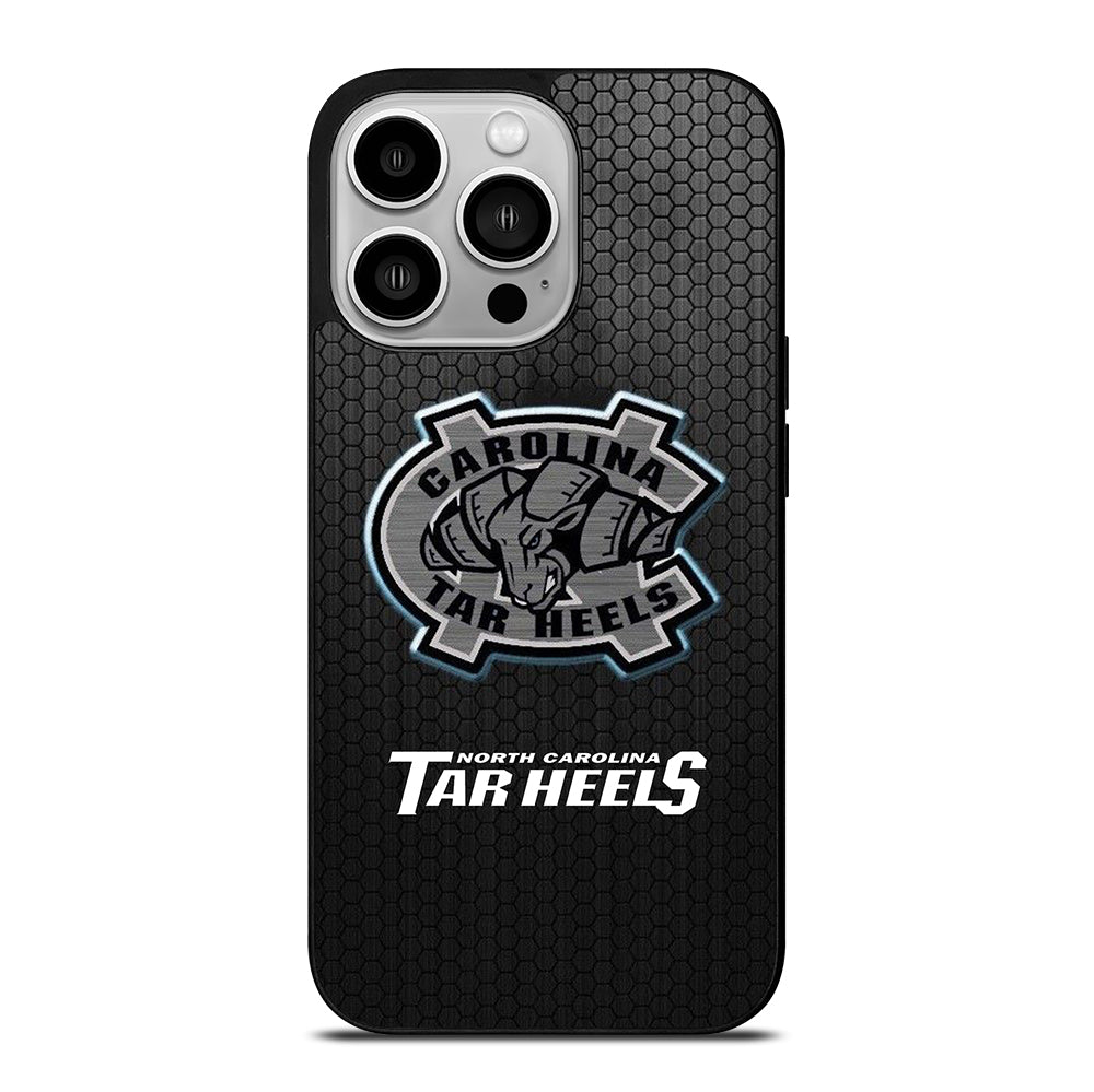 NORTH CAROLINA TAR HEELS METAL SYMBOL iPhone 14 Pro Case Cover