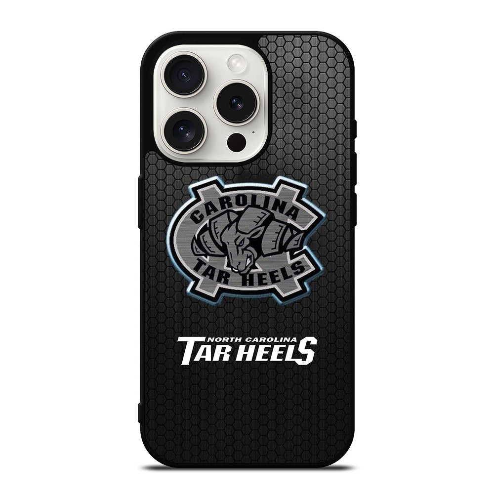 NORTH CAROLINA TAR HEELS METAL SYMBOL iPhone 15 Pro Case Cover