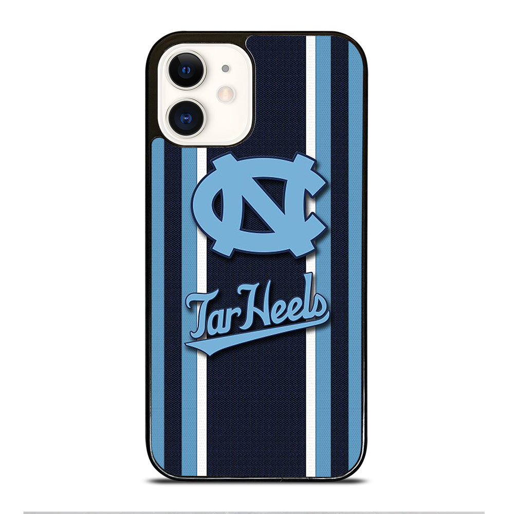 NORTH CAROLINA TAR HEELS STRIPE LOGO iPhone 12 Case Cover