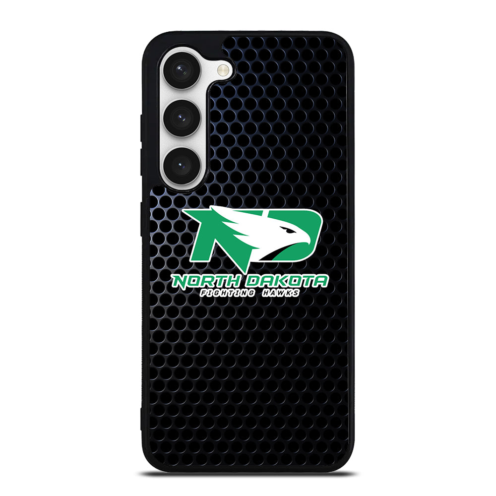 NORTH DAKOTA FIGHTING HAWKS METAL LOGO Samsung Galaxy S23 Case Cover