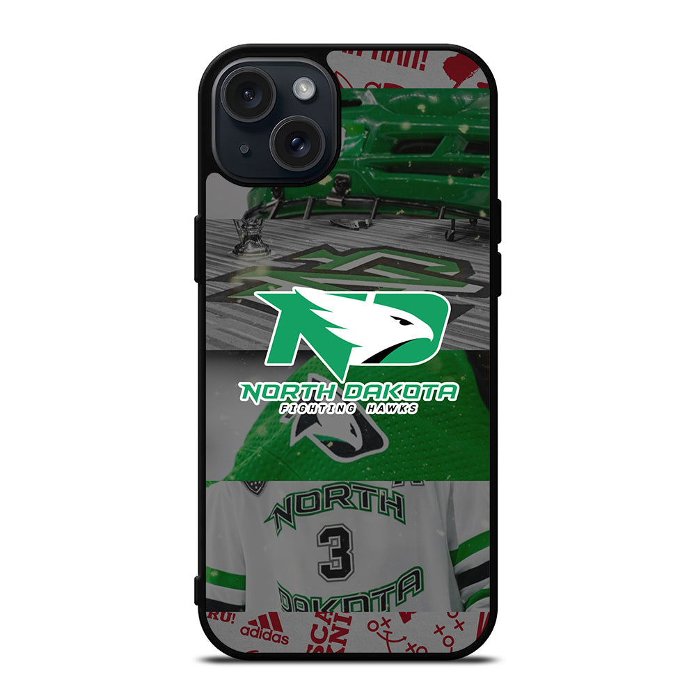 NORTH DAKOTA FIGHTING HAWKS SYMBOL iPhone 15 Plus Case Cover