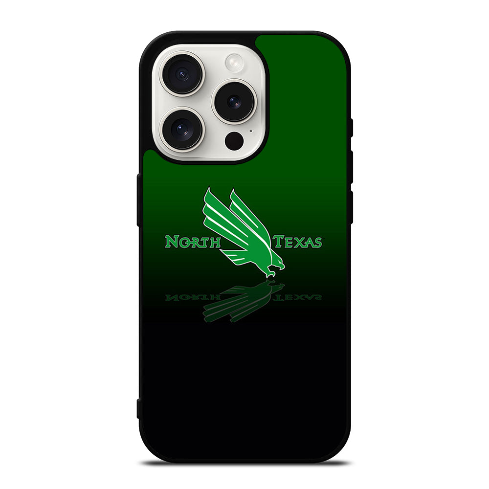 NORTH TEXAS MEAN GREEN NFL LOGO iPhone 15 Pro Case Cover