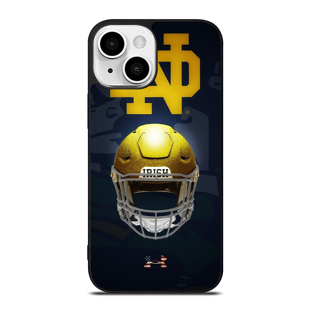NOTRE DAME HELMET LOGO iPhone 13 Mini Case Cover