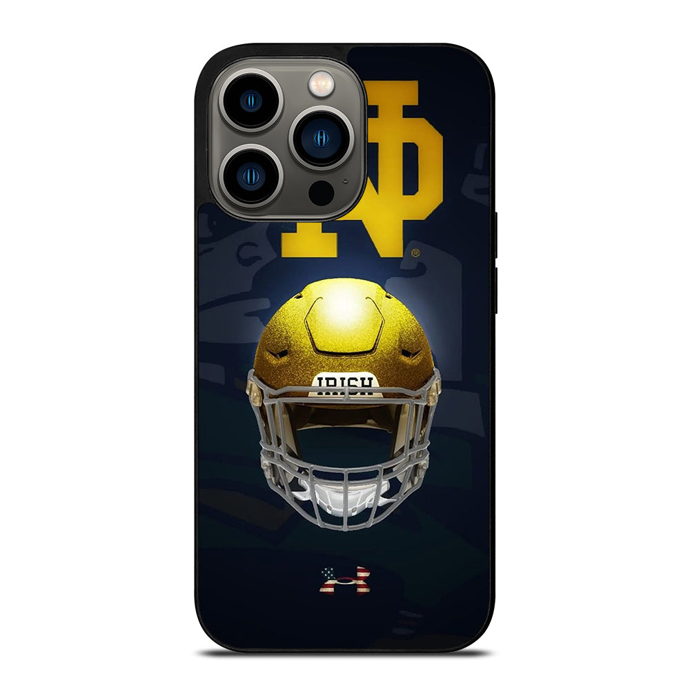NOTRE DAME HELMET LOGO iPhone 13 Pro Case Cover