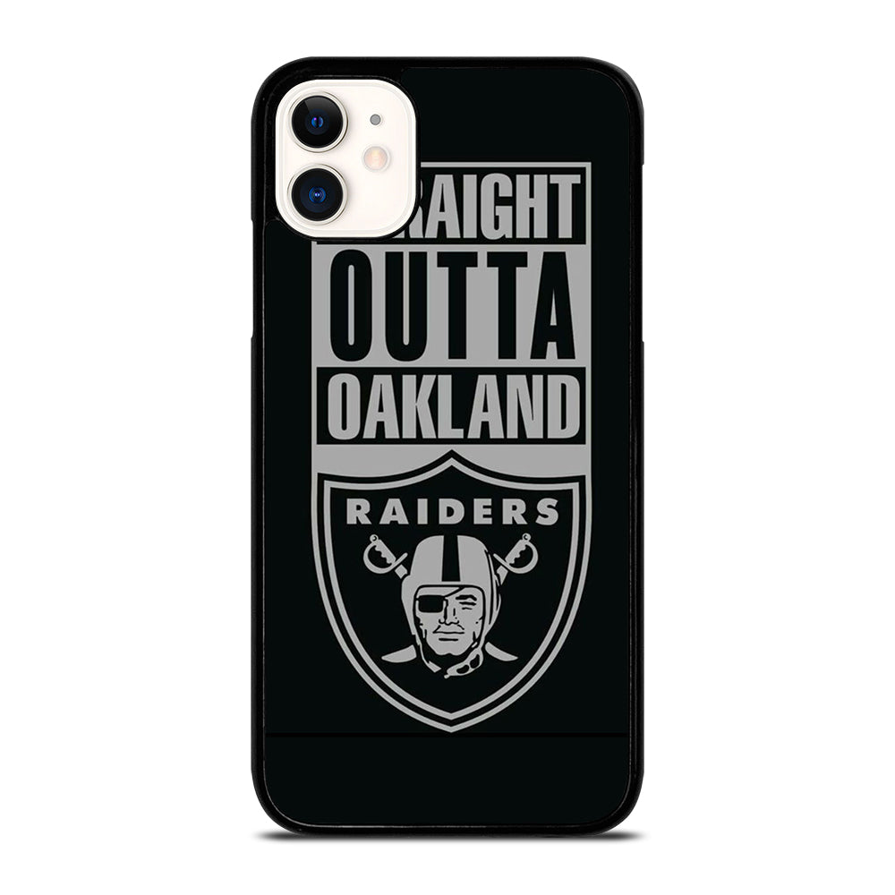 OAKLAND RAIDERS LOGO BLACK iPhone 11 Case Cover