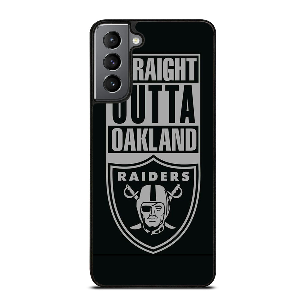 OAKLAND RAIDERS LOGO BLACK Samsung Galaxy S21 Plus Case Cover