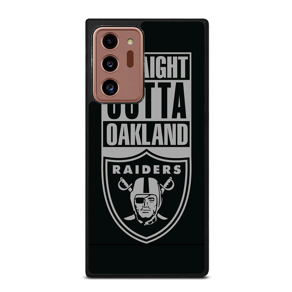 OAKLAND RAIDERS LOGO BLACK Samsung Galaxy Note 20 Ultra Case Cover