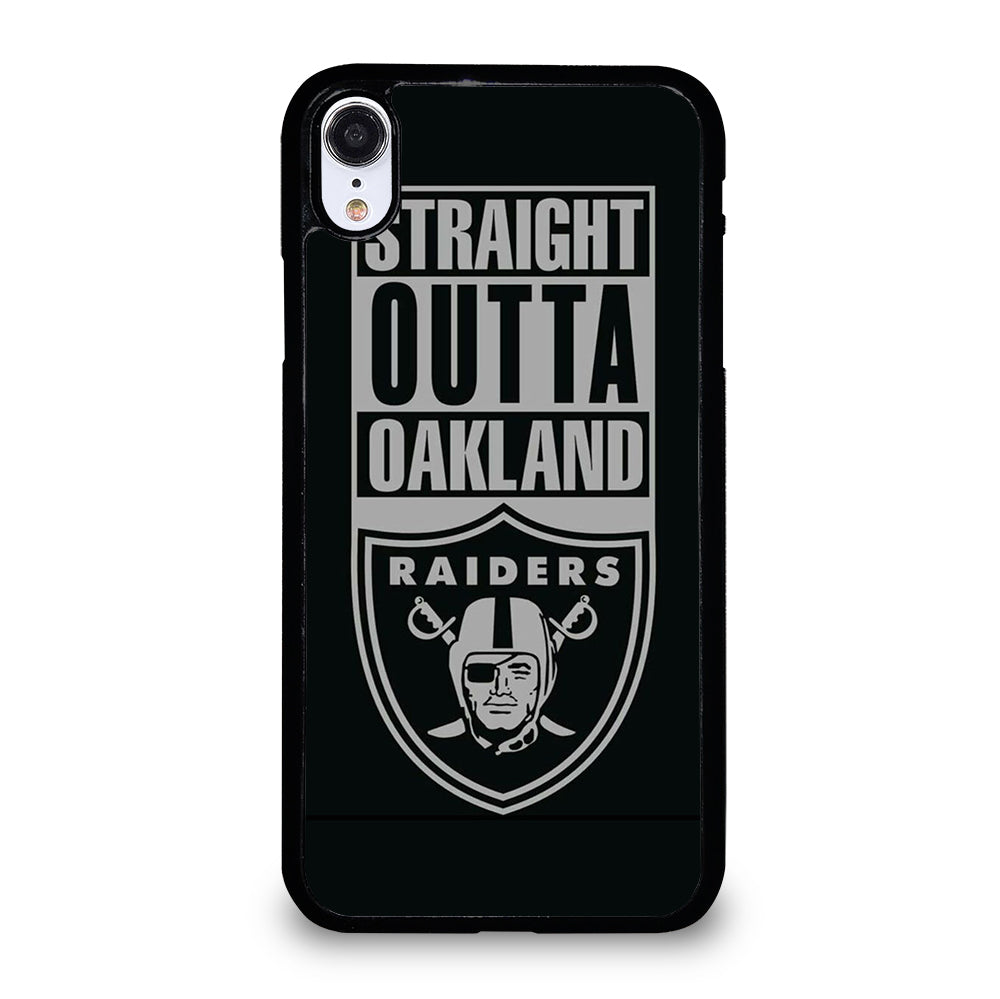 OAKLAND RAIDERS LOGO BLACK iPhone XR Case Cover