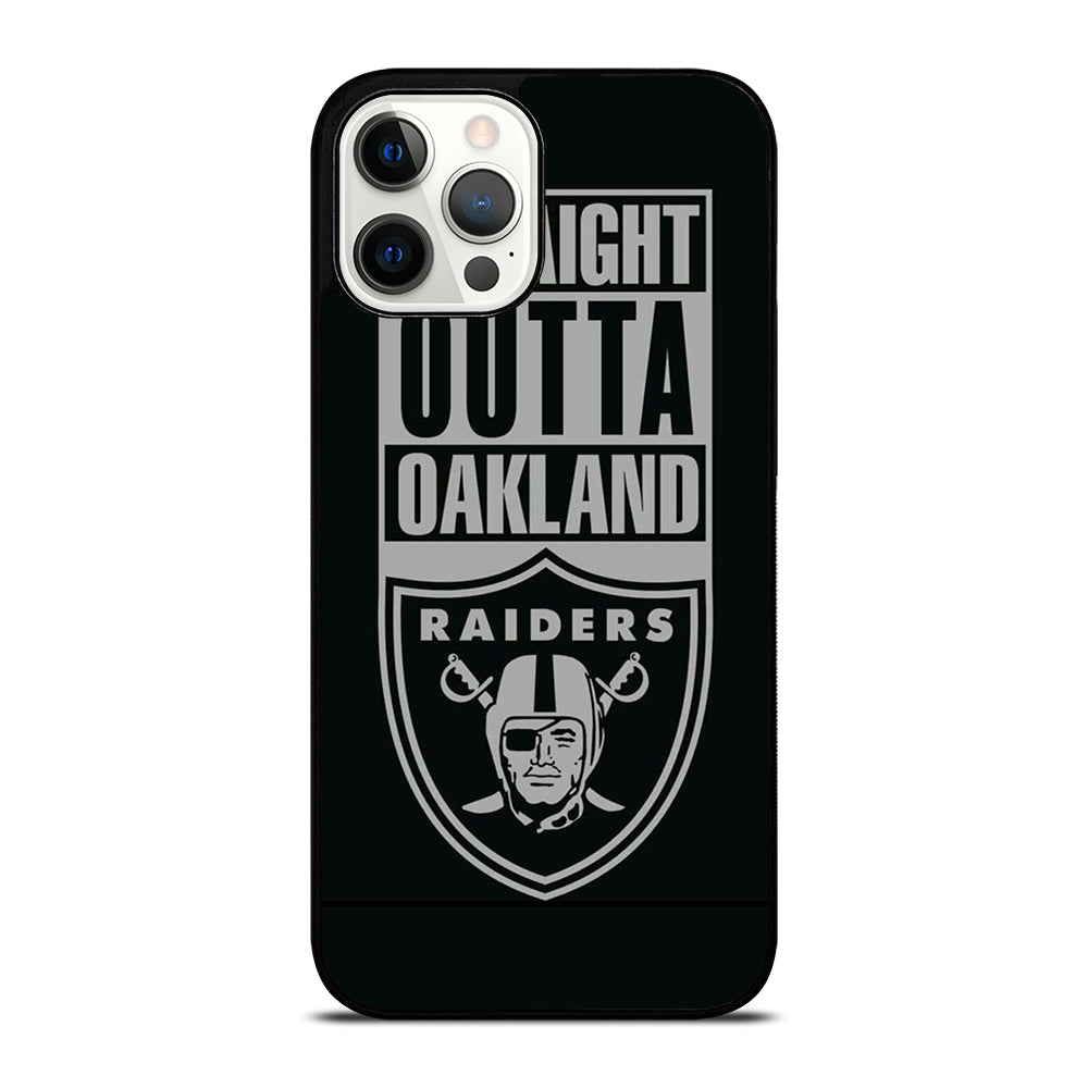 OAKLAND RAIDERS LOGO BLACK iPhone 12 Pro Max Case Cover