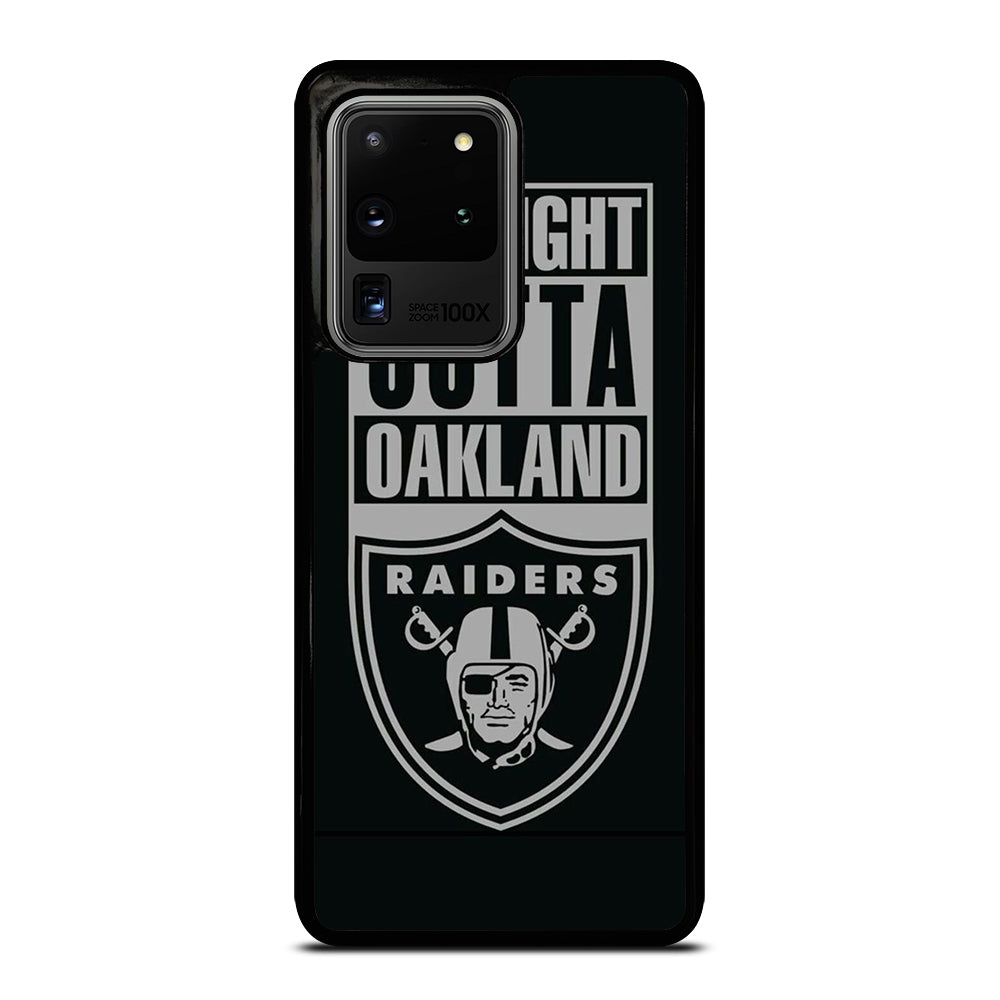 OAKLAND RAIDERS LOGO BLACK Samsung Galaxy S20 Ultra Case Cover