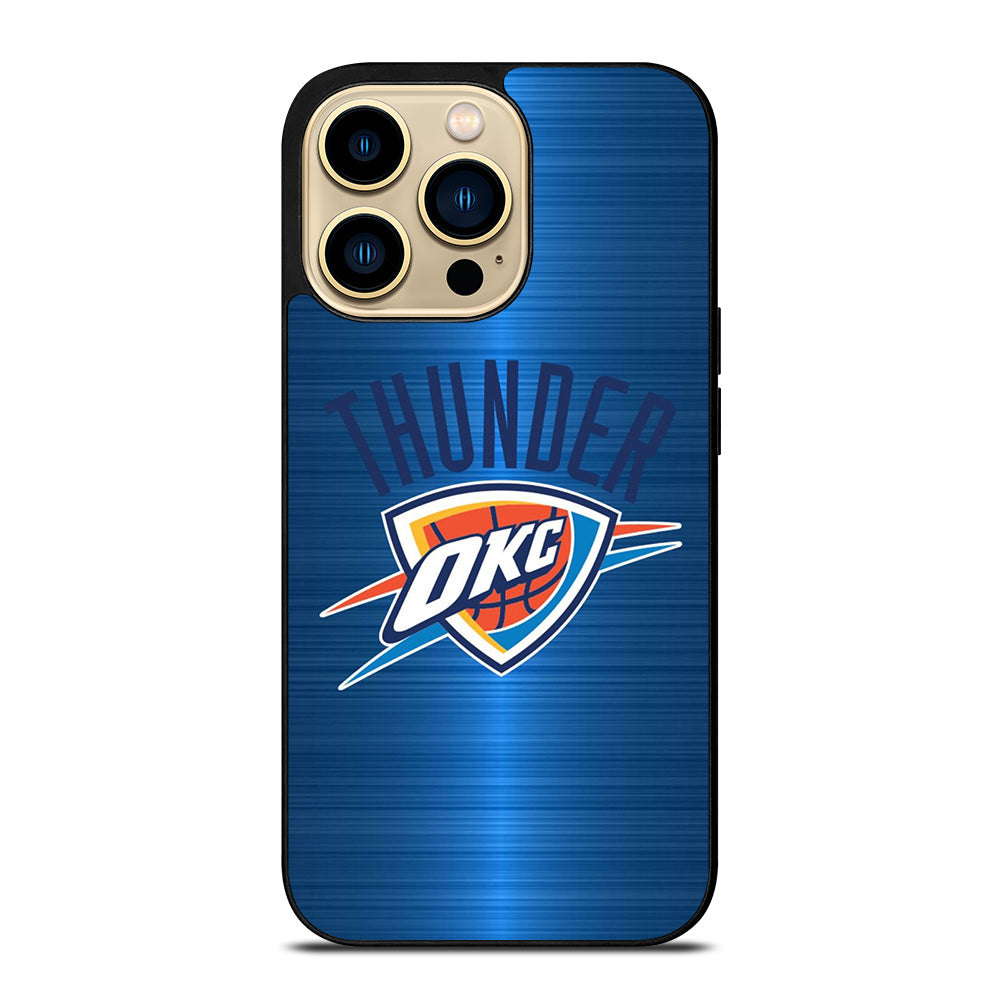 OKLAHOMA CITY THUNDER NBA LOGO iPhone 14 Pro Max Case Cover