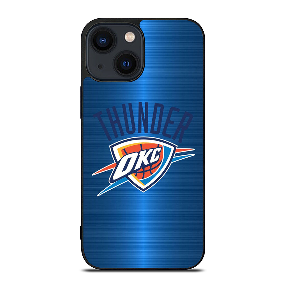 OKLAHOMA CITY THUNDER NBA LOGO iPhone 14 Plus Case Cover