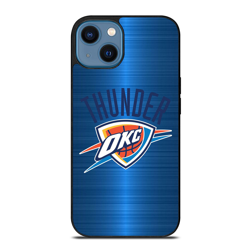 OKLAHOMA CITY THUNDER NBA LOGO iPhone 14 Case Cover