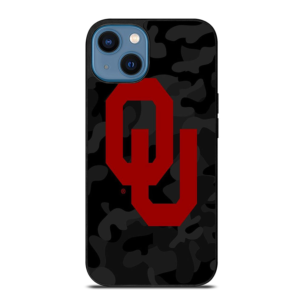 OKLAHOMA SOONERS CAMO 2 iPhone 14 Case Cover