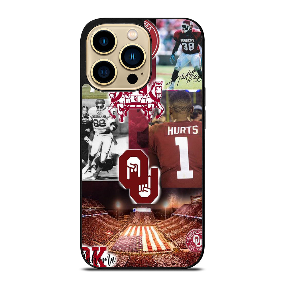 OKLAHOMA SOONERS FOOTBALL iPhone 14 Pro Max Case Cover