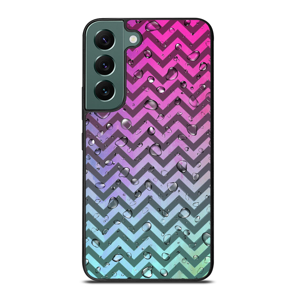 OMBRE PASTEL CHEVRON 4 Samsung Galaxy S22 Case Cover
