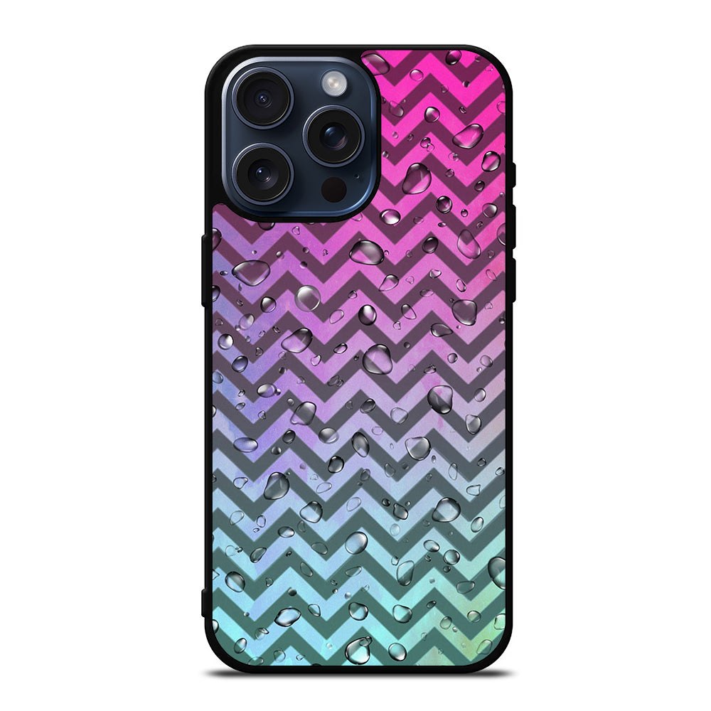 OMBRE PASTEL CHEVRON 4 iPhone 15 Pro Max Case Cover