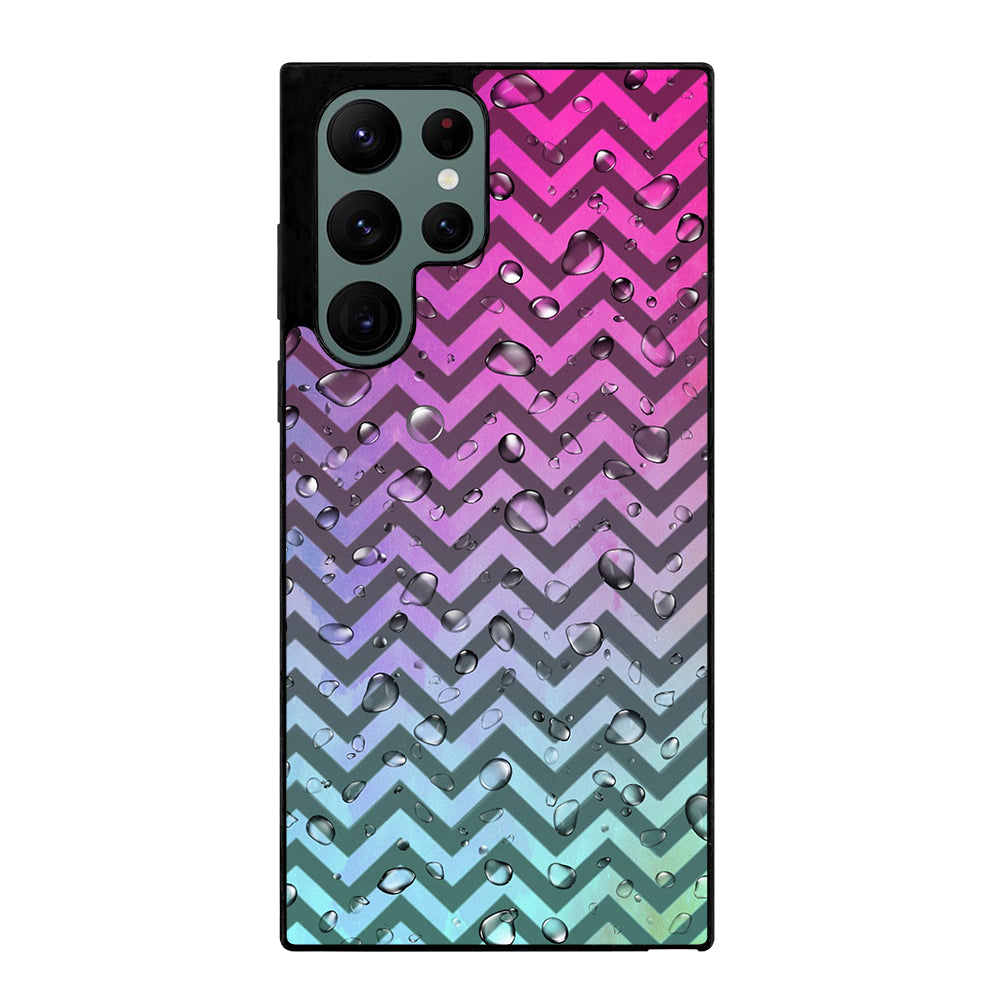 OMBRE PASTEL CHEVRON 4 Samsung Galaxy S22 Ultra Case Cover