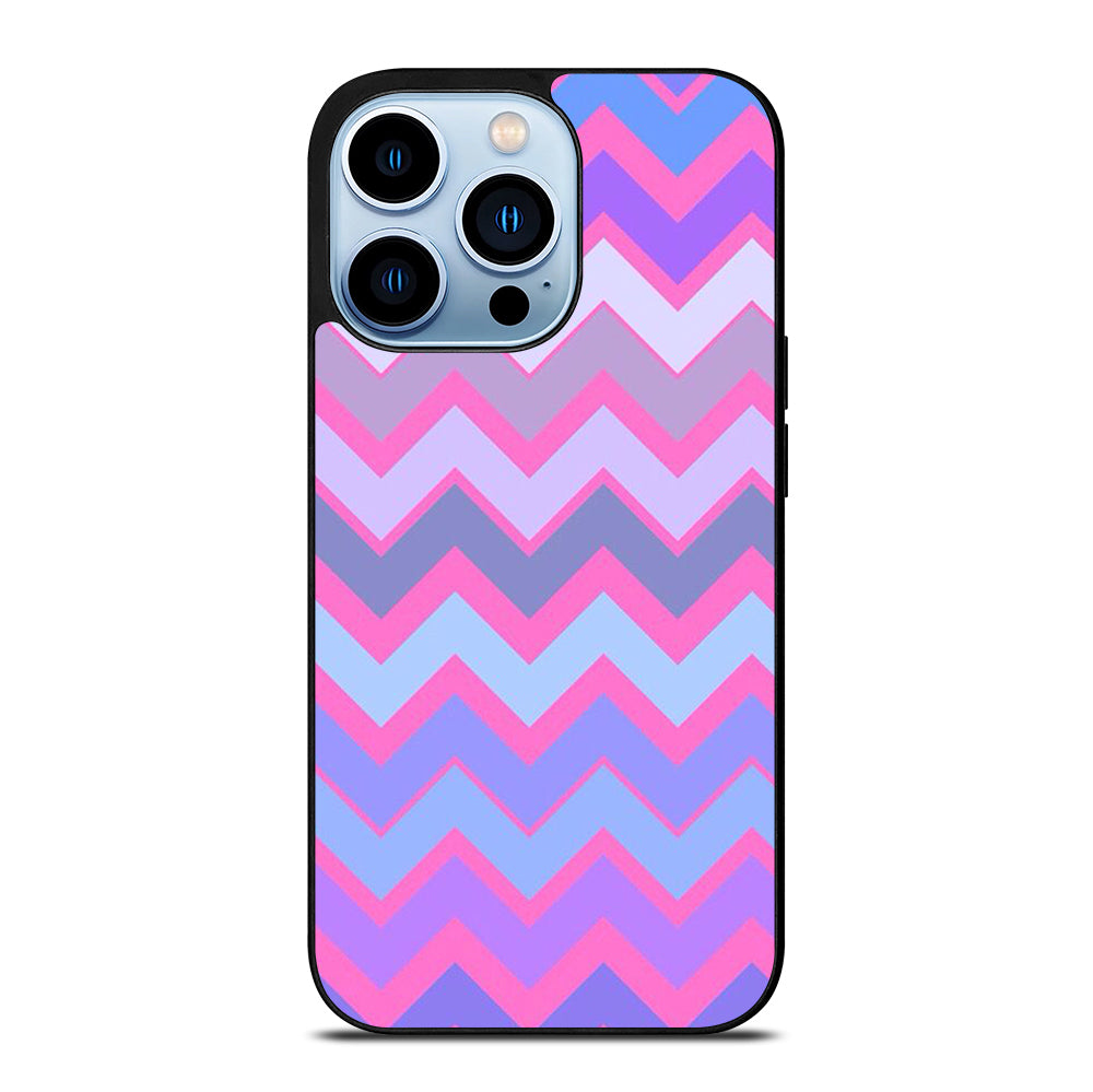 OMBRE PASTEL CHEVRON 5 iPhone 13 Pro Max Case Cover