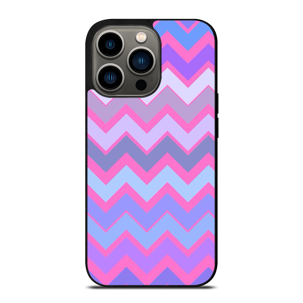 OMBRE PASTEL CHEVRON 5 iPhone 13 Pro Case Cover
