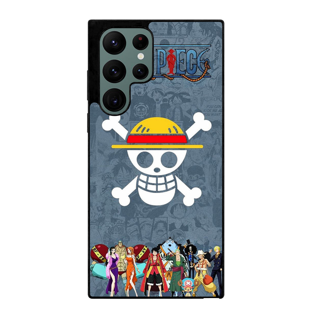 ONE PIECE CHARACTER LOGO 3 Samsung Galaxy S22 Ultra Case Cover