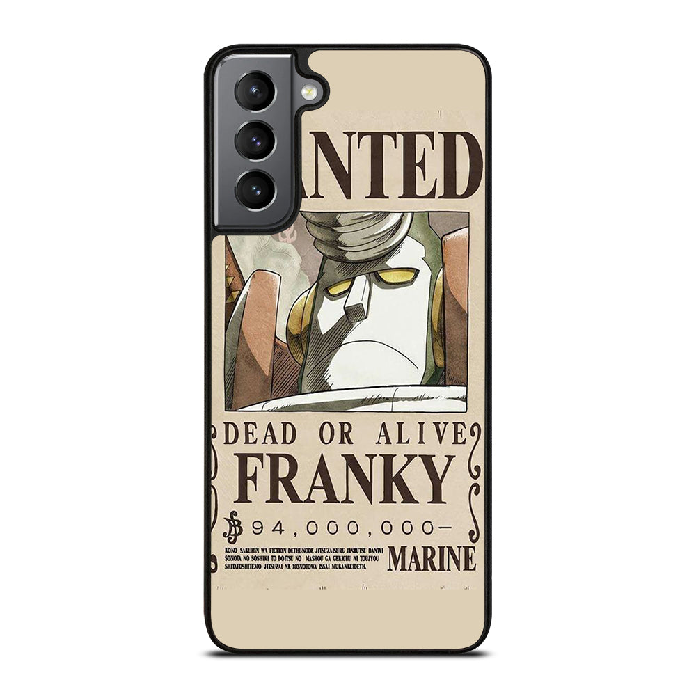 ONE PIECE FRANKY WANTED Samsung Galaxy S21 Plus Case Cover