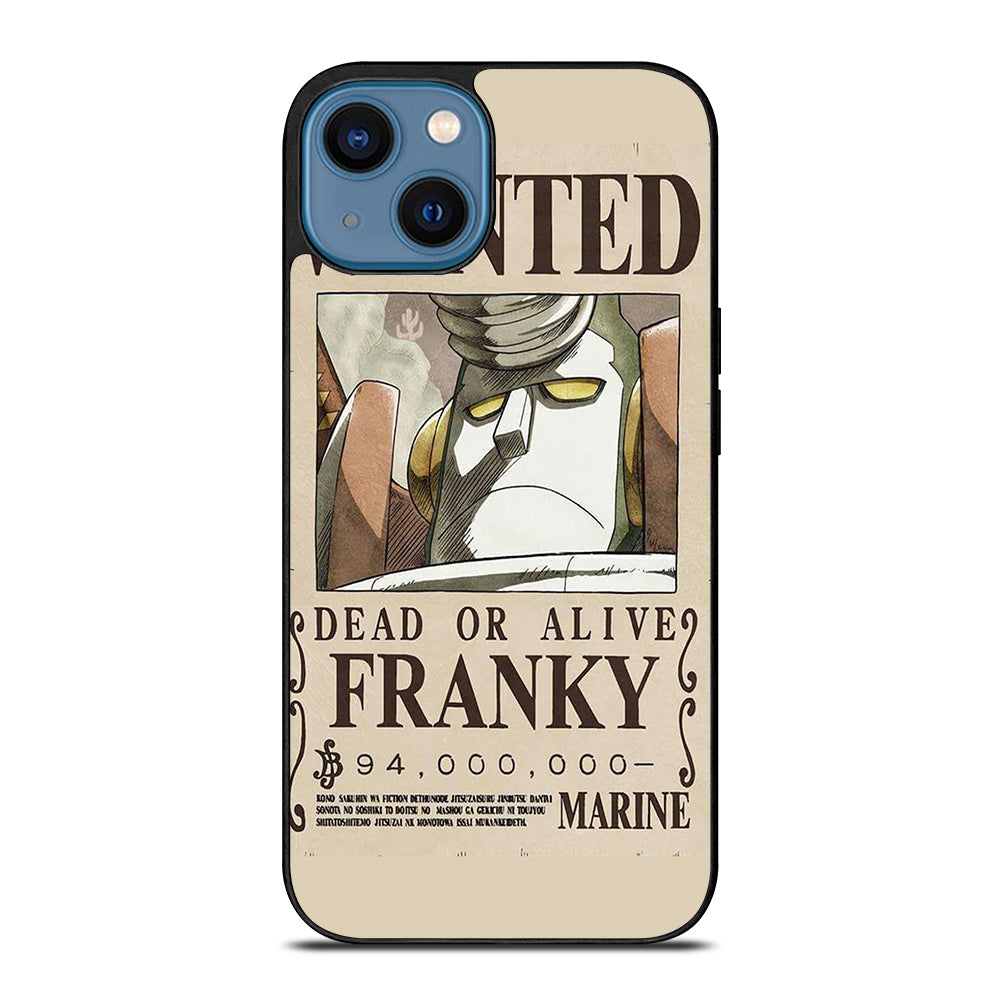 ONE PIECE FRANKY WANTED iPhone 14 Case Cover