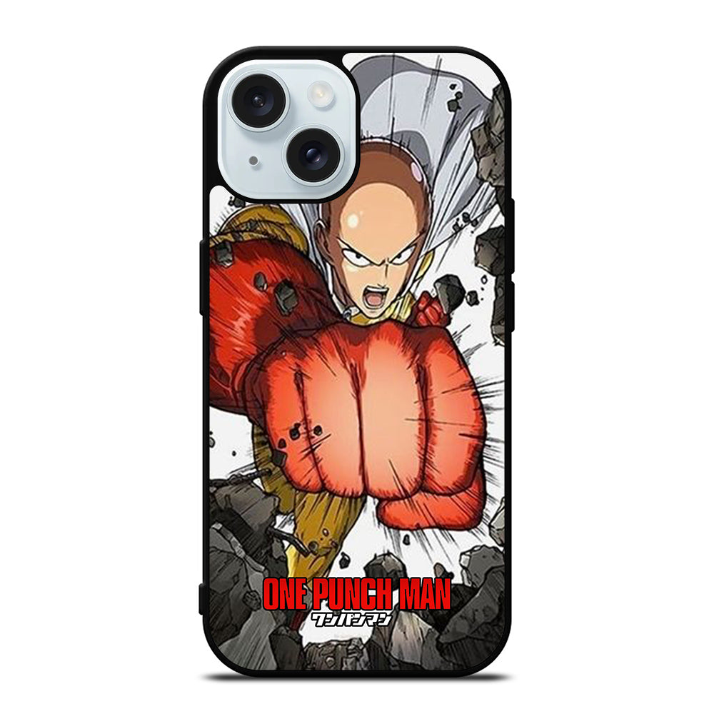 ONE PUNCH MAN SAITAMA 3 iPhone 15 Case Cover
