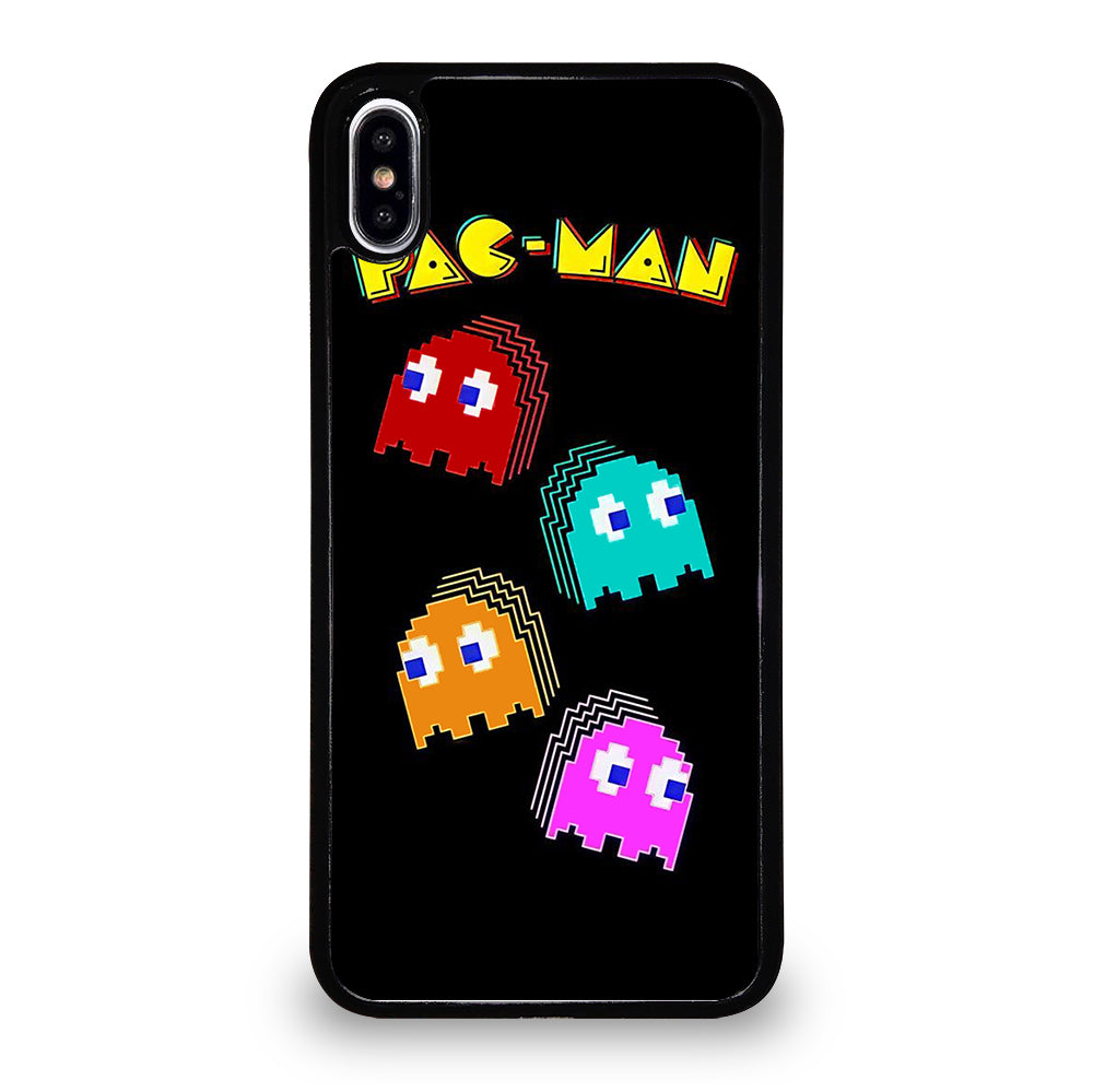 PAC MAN GHOST CARTOON iPhone XS Max Case Cover
