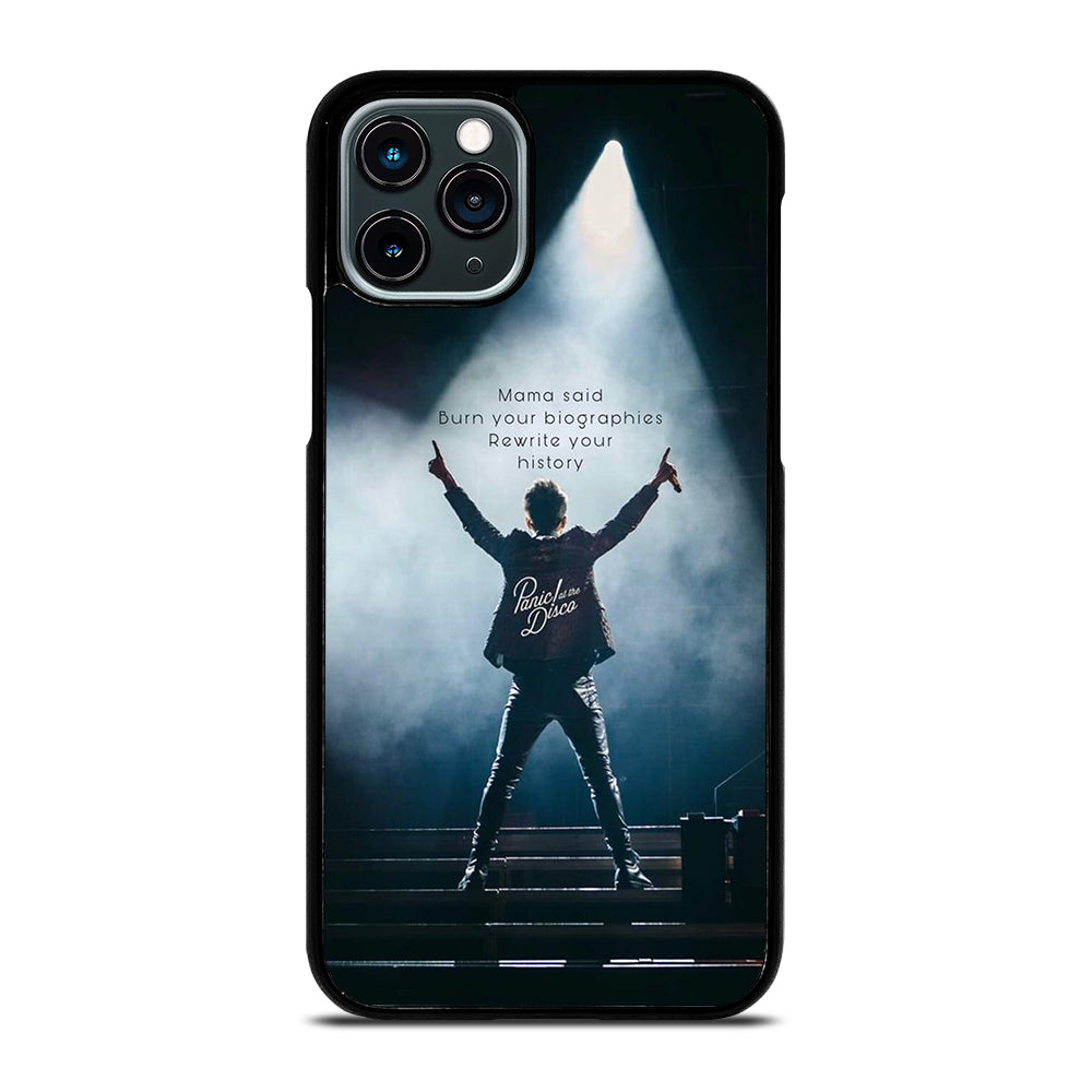 PANIC AT THE DISCO QUOTE iPhone 11 Pro Case Cover