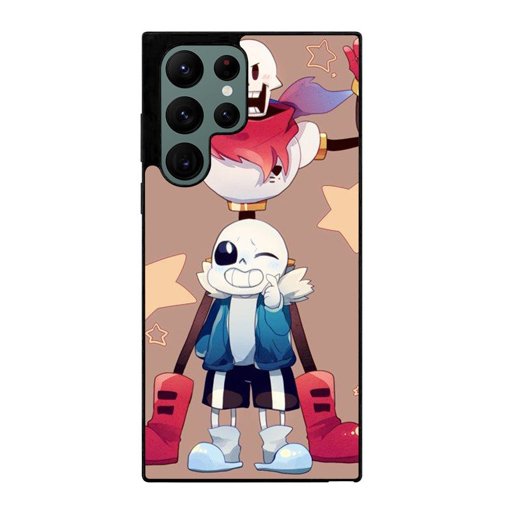 PAPYRUS AND SANS UNDERTALE 2 Samsung Galaxy S22 Ultra Case Cover