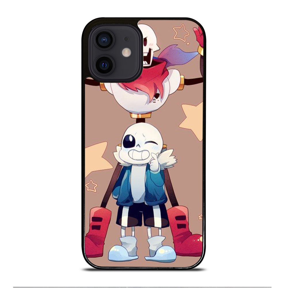 PAPYRUS AND SANS UNDERTALE 2 iPhone 12 Mini Case Cover